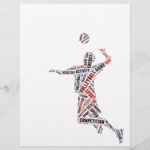 Volleybalspeler Flyer