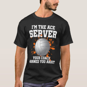 Volleybalspeler Ik ben de ACE-server T-shirt