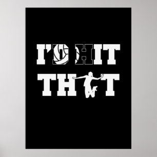 Volleybalspeler   Ik hoop dat Poster