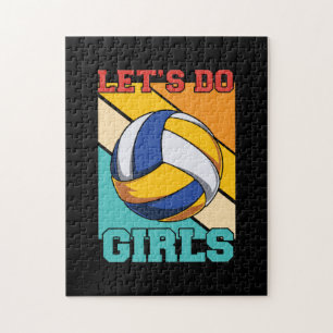 Volleybalspeler Lets do Volleyball Girls Legpuzzel