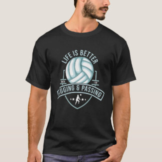 Volleybalspeler Libero Player Volleyball Player T-shirt