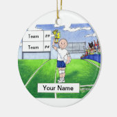 Volleybalspeler - Mannelijk Keramisch Ornament (Links)