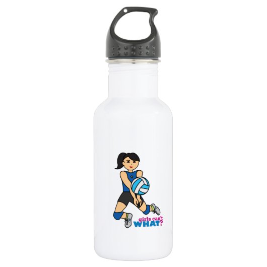 Volleybalspeler - Medium Waterfles (Voorkant)