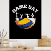 Volleybalspeler | Speldag — Volleybal Poster (Keuken)