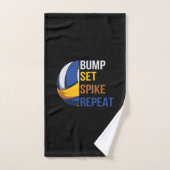 Volleybalspeler | Spike Repo instellen Handdoek (Handdoek)