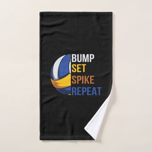 Volleybalspeler | Spike Repo instellen Handdoek (Handdoek)