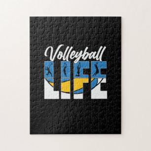 Volleybalspeler Volleyballeven Legpuzzel