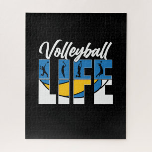 Volleybalspeler Volleyballeven Legpuzzel