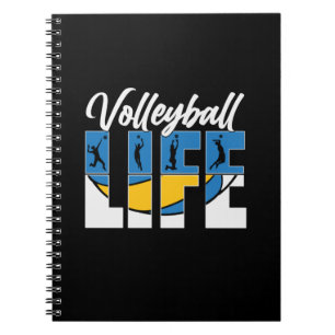 Volleybalspeler   Volleyballeven Notitieboek
