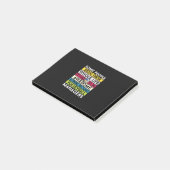Volleybalspeler | Volleybalmanagers Post-it® Notes (Schuin)