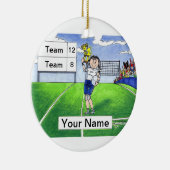 Volleybalspeler - Vrouw Keramisch Ornament (Rechts)