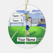 Volleybalspeler - Vrouw Keramisch Ornament (Links)