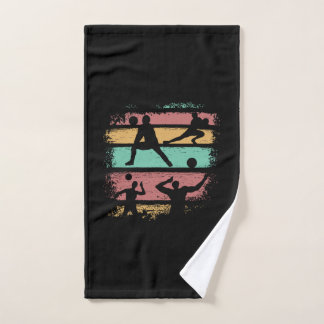 Volleybalspelretro Handdoek
