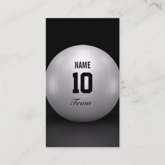 Volleybalteam Visitekaartje (Voorkant)