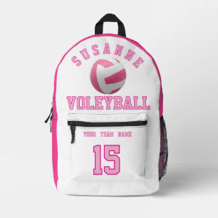 Volleybalteamnaam Aangepaste sporten Roze rood Bedrukte Rugzak
