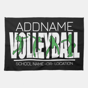 Volleybalteamspeler VOEG NAAM TOE School Topatleet Theedoek