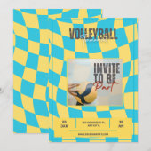 volleybaltoernooi kaart (Voorkant / Achterkant)