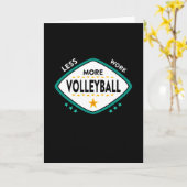 Volleybalvolleybalspeler Kaart (Gele Bloem)