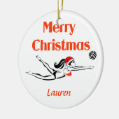 VolleyChick Custom BeachChick Ornament (Links)