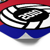 VolleyChick Custom Volleyball Photo Frame Poster 2 (Coin)