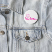 VolleyChick's prinses Ronde Button 5,7 Cm (In situ)