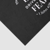 "Volmaakte liefde verdrijft angst" (1 Johannes 4:1 Tissuepapier (Detail)