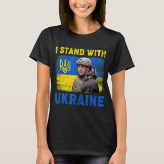 Volodymyr Zelensky Ik sta in Oekraïne T-shirt