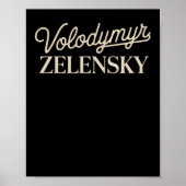 Volodymyr Zelensky Poster (Voorkant)