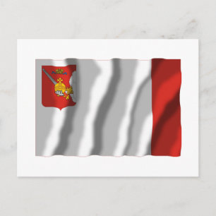 Vologda Oblast Flag Briefkaart
