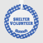 Volontaire bleu d'abri (dos)