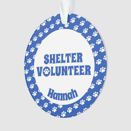 Volontaire bleu d'abri (devant)