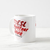 Volontaire Enseignement Mug (Devant gauche)