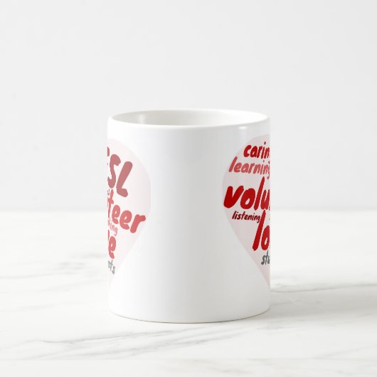 Volontaire Enseignement Mug (Centre)