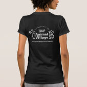 "Volontaire, T-shirt de dames de LRAV" (noir) (Dos)