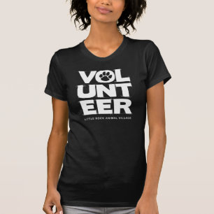 "Volontaire, T-shirt de dames de LRAV" (noir)