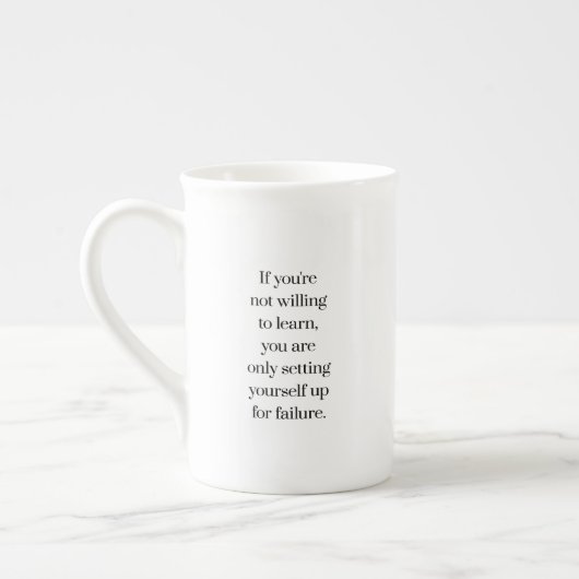 Volonté D'Apprendre La Mug Spécialisée (Gauche)