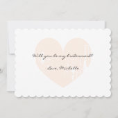 Volonté rustique vous soyez mes cartes de demande (Dos)