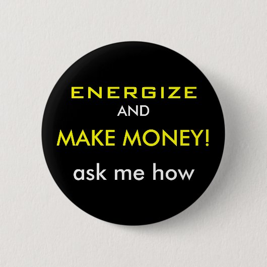Volt "Energize & Make Money" Button (Voorkant)