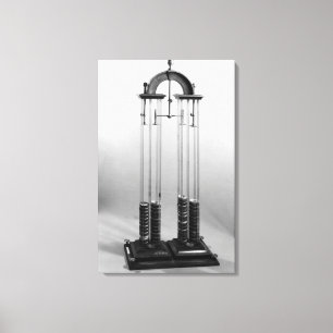 Voltaic pile gemaakt voor Jacques Alexandre Charle Canvas Afdruk