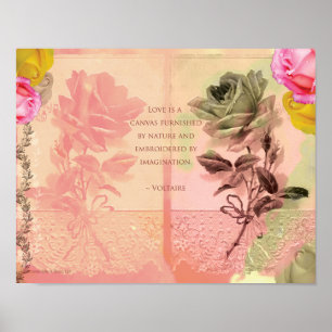 Voltaire, 14 x 11 inch - Halfgloeiend Poster