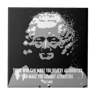 Voltaire - Absurdities Tegeltje