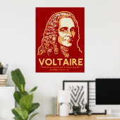 Voltaire afdrukken poster (Thuiskantoor)
