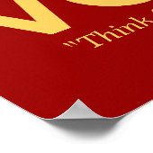 Voltaire afdrukken poster (Hoek)