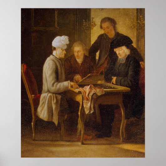 Voltaire bij Chess Poster (Voorkant)