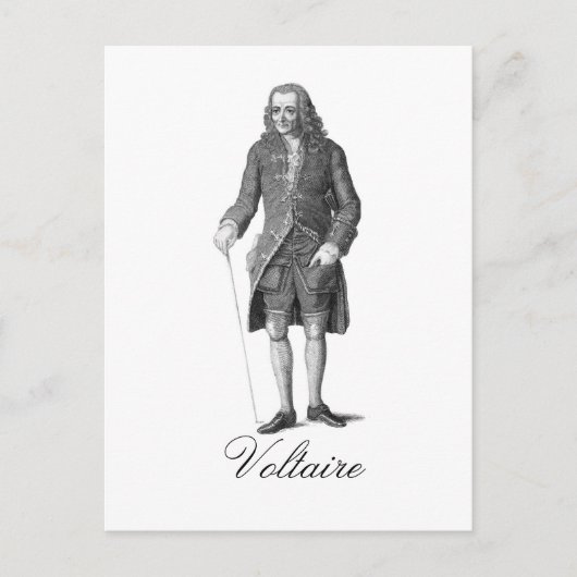 Voltaire Briefkaart (Voorkant)