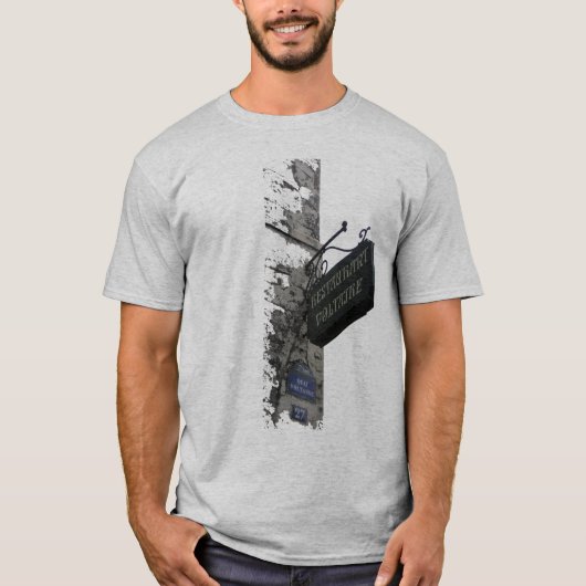 voltaire café parijs t-shirt (Voorkant)