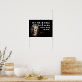 Voltaire citaat op Fools Poster (Keuken)