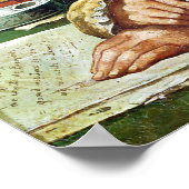 Voltaire in zijn studie poster (Hoek)