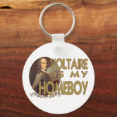 Voltaire is mijn huisjongen sleutelhanger (Voorkant)