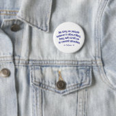 Voltaire over Absurdities Ronde Button 5,7 Cm (In situ)